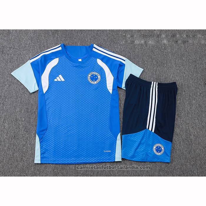 Chandal del Cruzeiro Manga Corta 25/26 Azul - Pantalon Corto